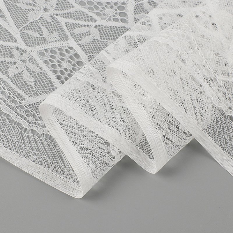 Lace Fabric Bridal Evening Polyester Warp Knit for Women's Wear Wholes 6